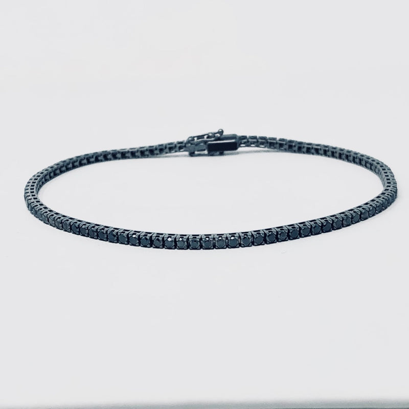  Black diamond tennis bracelet 2.50 ct