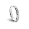  Damiani Wedding Rings D.Side White Gold and Diamonds 3.3 mm