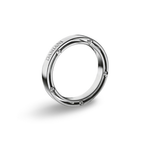  Damiani Wedding Rings D.Side Platinum 5 Diamonds 3.3 mm