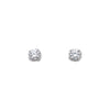 Polello Light Point Earrings in White Gold 3292 ct 0.38
