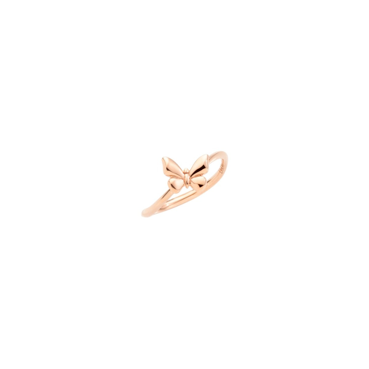 Dodo Anello Farfalla Oro Rosa 9kt