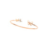  Dodo Precious Butterfly Bracelet in 9k Rose Gold and Diamonds