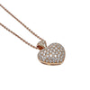  Antelope Heart Necklace in Rose Gold and Diamonds 1.87 ct