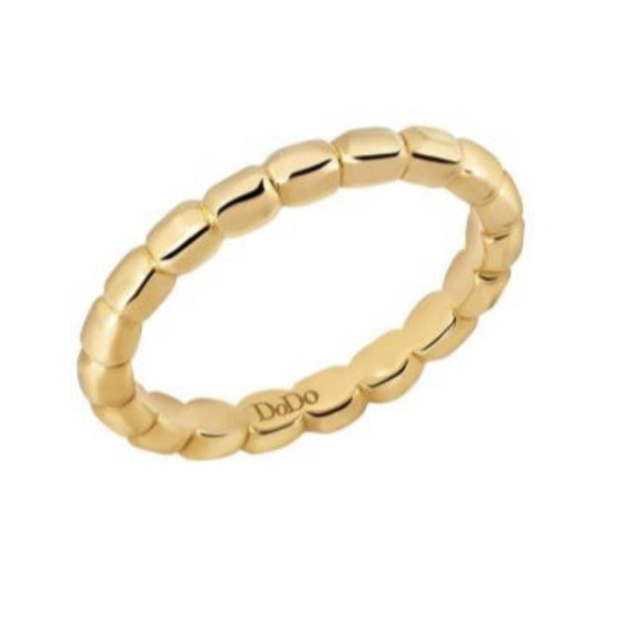 Dodo Anello Granelli Oro Giallo 18k