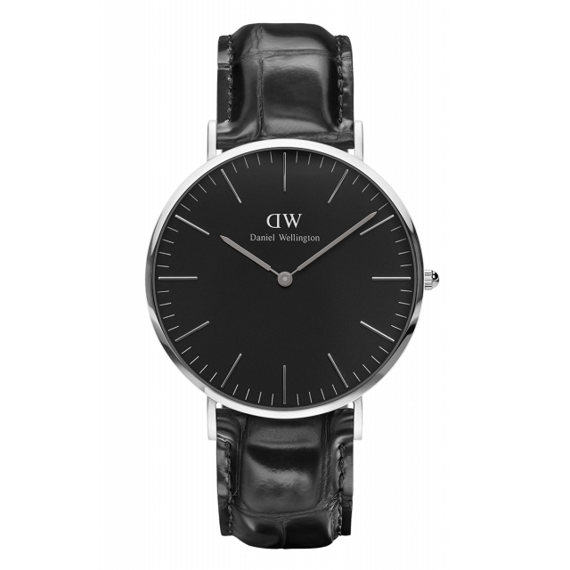 Daniel Wellington Classic Black Reading 40 Silver