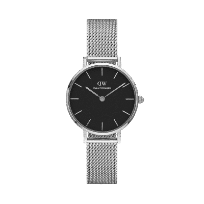 Daniel Wellington Petite Sterling 28 Black