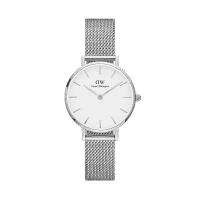 Daniel Wellington Petite Sterling 28 White