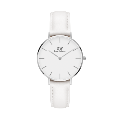 Daniel Wellington Petite Bondi 32 Silver White