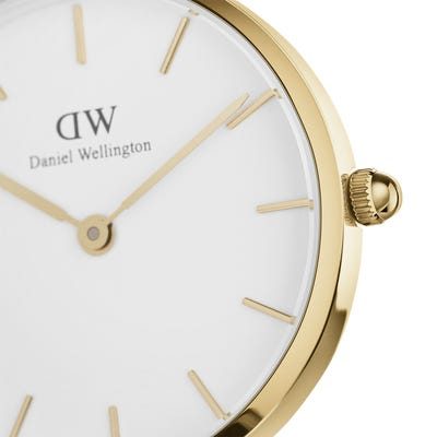 Daniel Wellington Petite Evergold 28 White