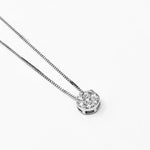  Light point necklace with diamonds 0.10 ct G VS
