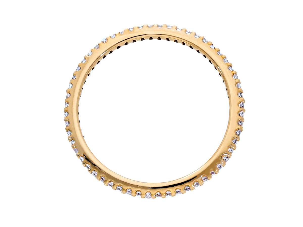  Maiocchi Milano Band Ring in 18kt Rose Gold and 0.30 ct Diamonds