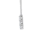  Trilogy necklace with 0.67 ct diamonds