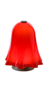  Venini Red Ghost Table Lamp - Lattimo