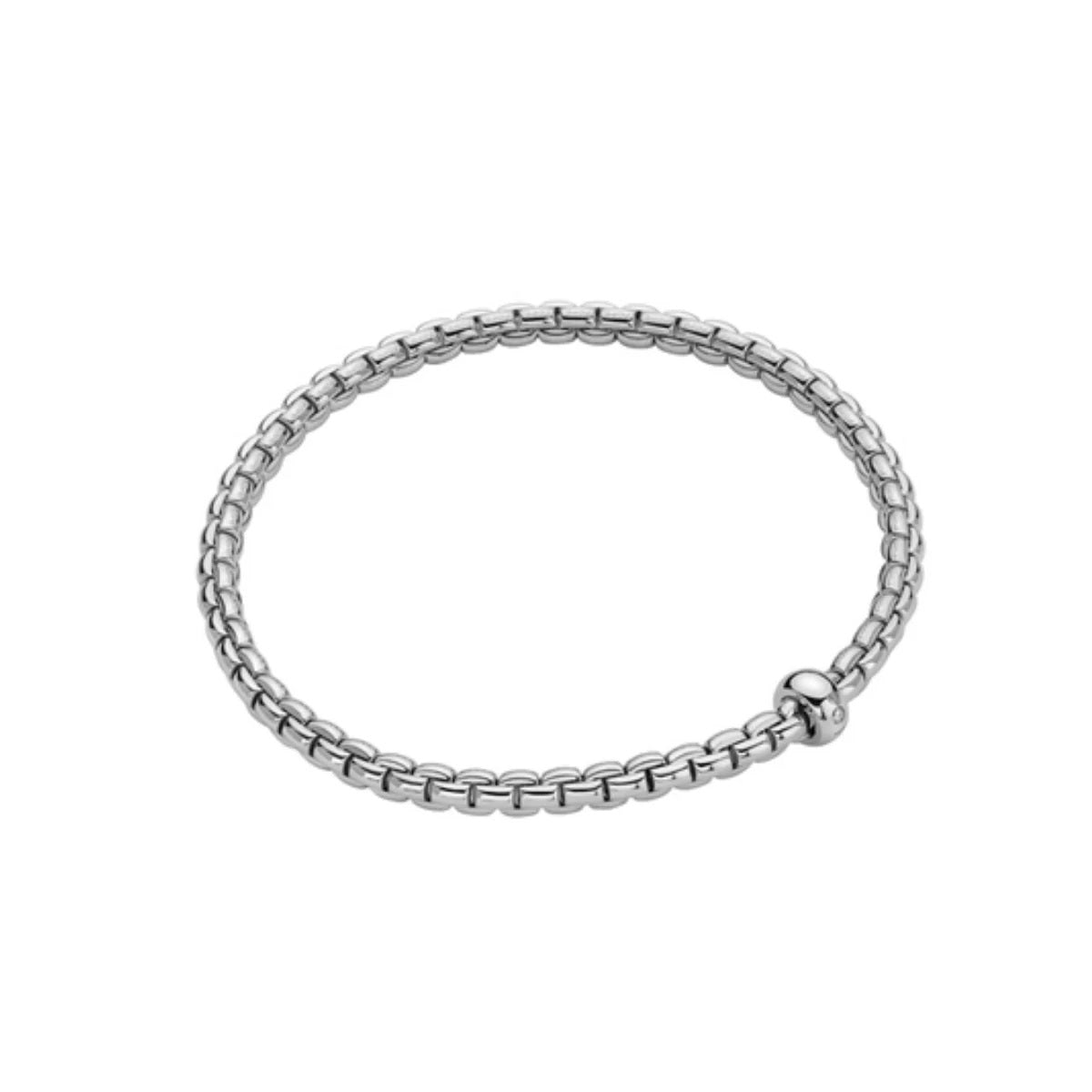 Fope Bracciale Eka FLEX IT Oro Bianco e Diamante BR730-BBR