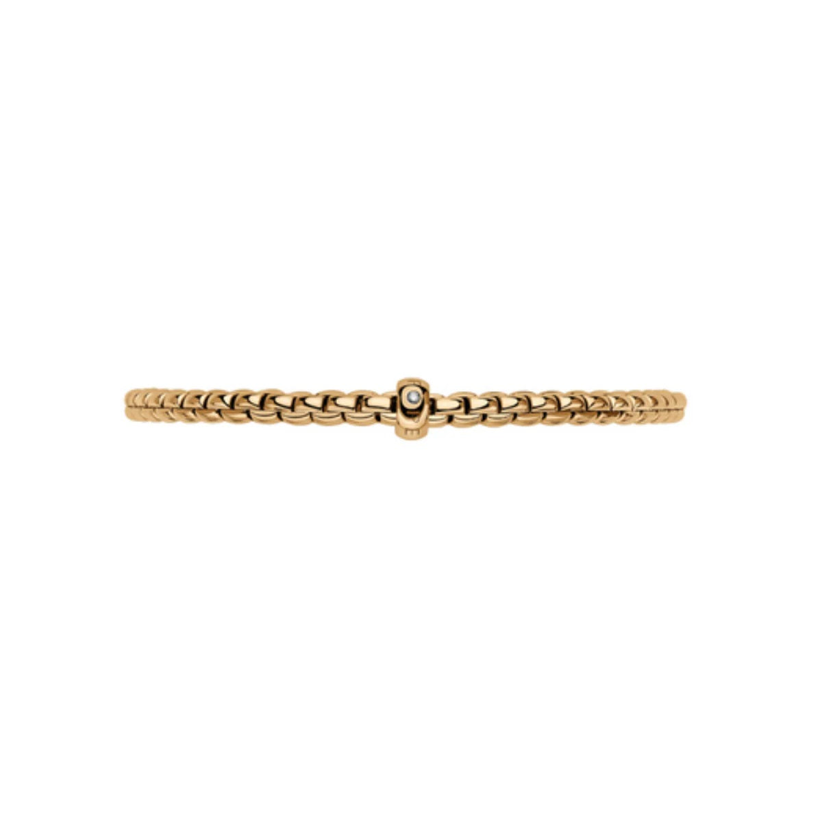 Fope Eka FLEX IT Bracelet Yellow Gold and Diamond BR730-BBR