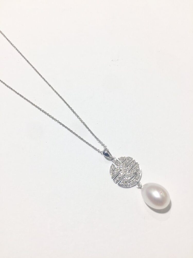  Mimi Ognibene pendant and pearl