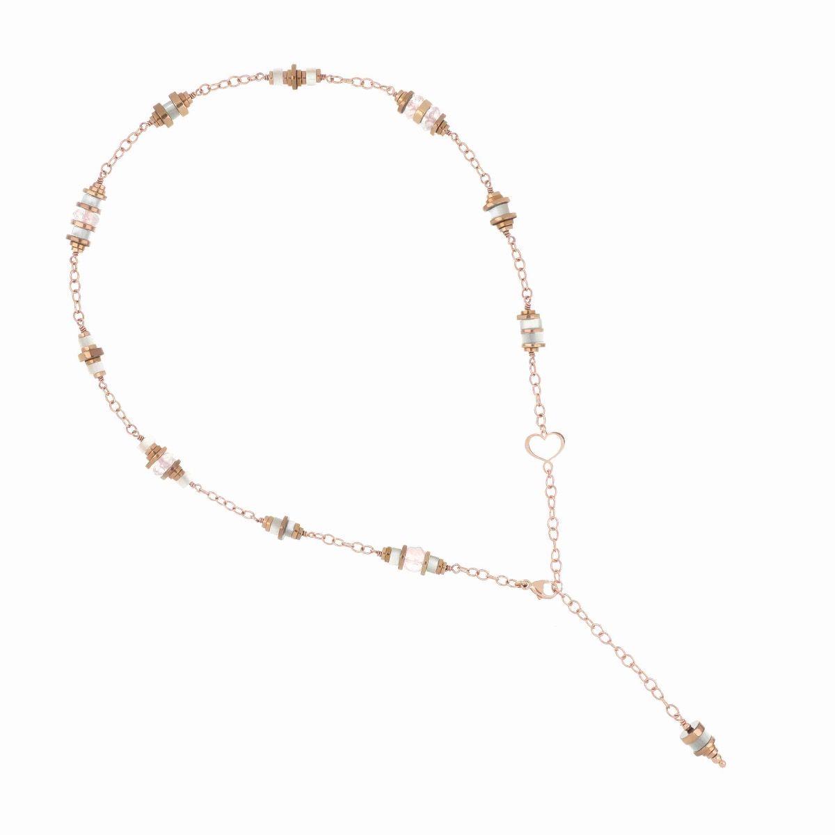  Maman et Sophie Long Mother of Pearl Choker