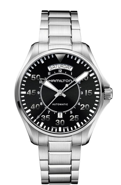 Hamilton Khaki pilot day date H64615135