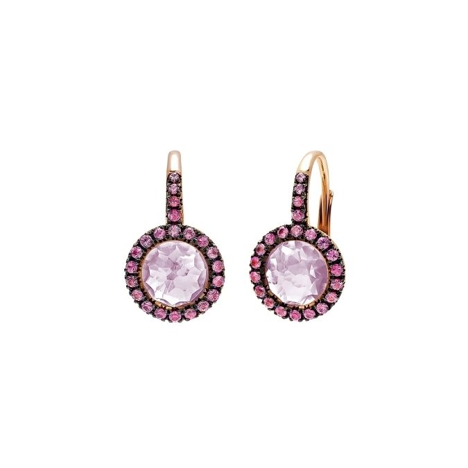 Mimi Happy Amethyst Earrings