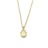 Antelope Miraculous Madonna Necklace in Yellow Gold and Diamonds