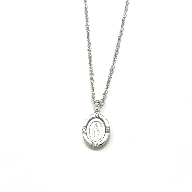  Antelope Miraculous Madonna Choker in White Gold and Diamonds