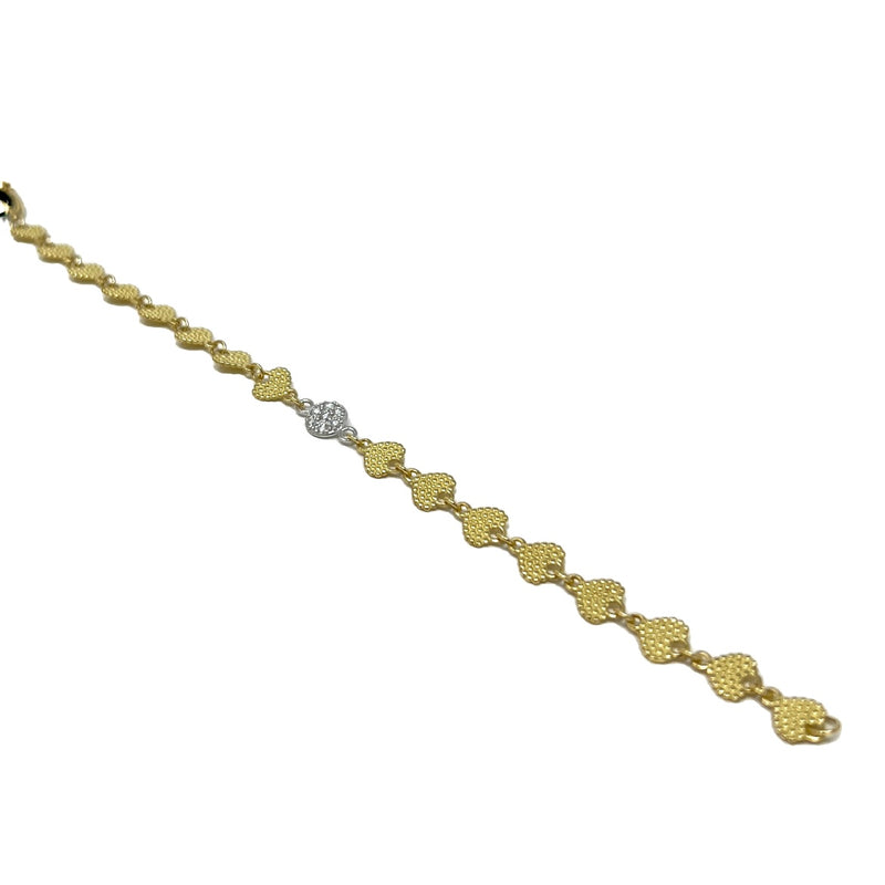  Quaglia Bracelet in Yellow and White Gold and Diamonds E613_Br
