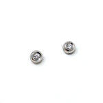  Quaglia Light Point Earrings H076 White Gold and Diamond ct 0.06 F VS2