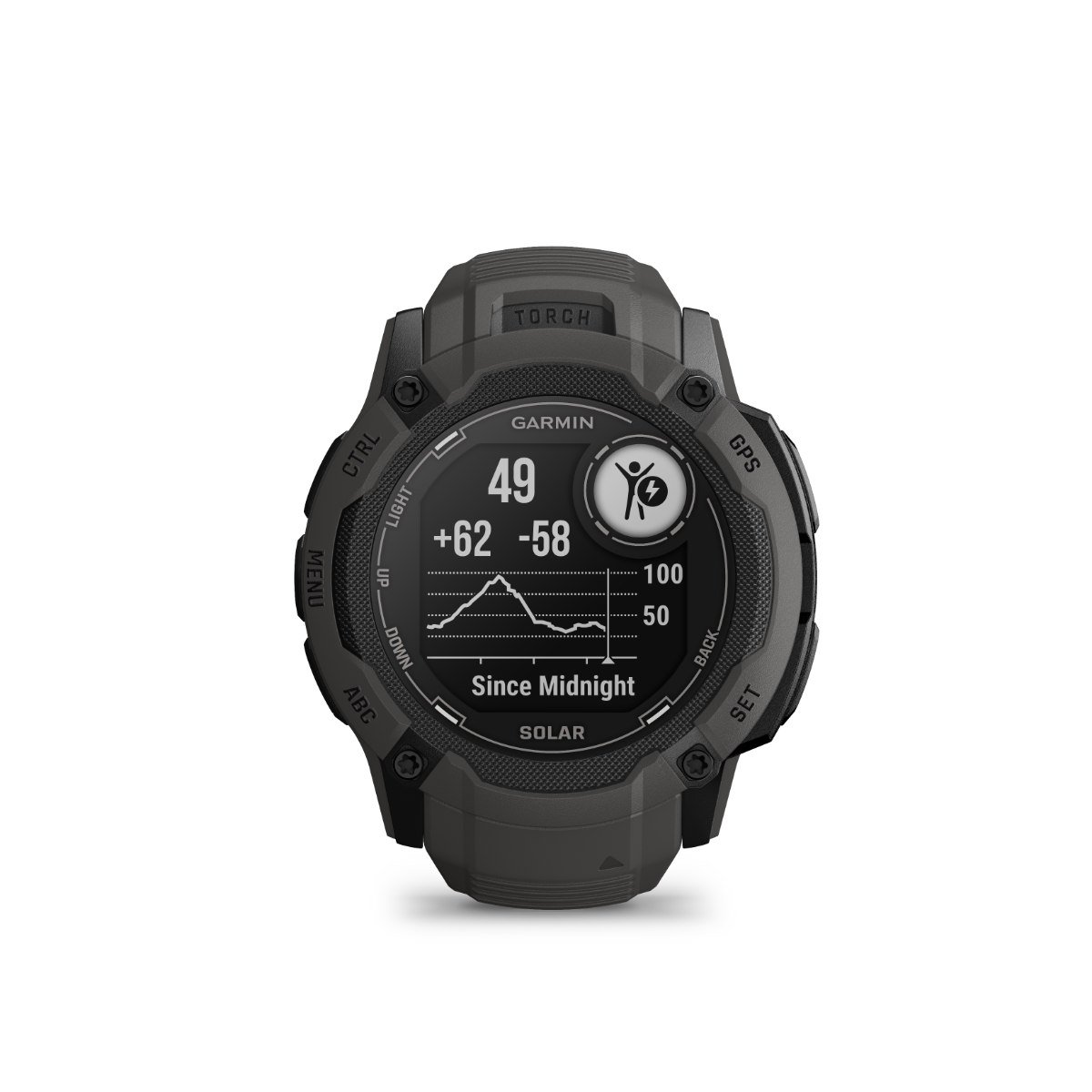 Garmin Instinct 2X Solar Graphite