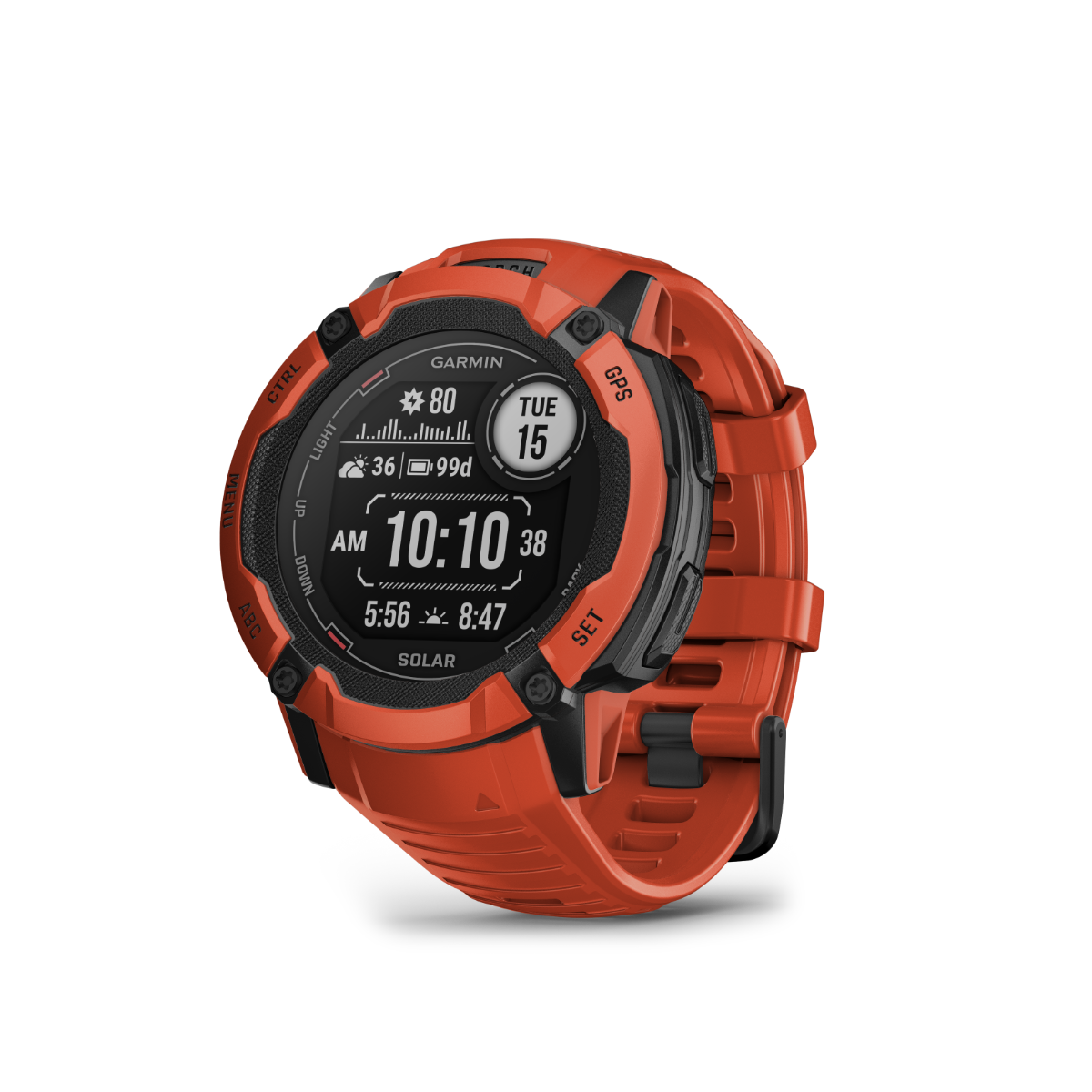 Garmin Instinct 2X Solar Flame Red