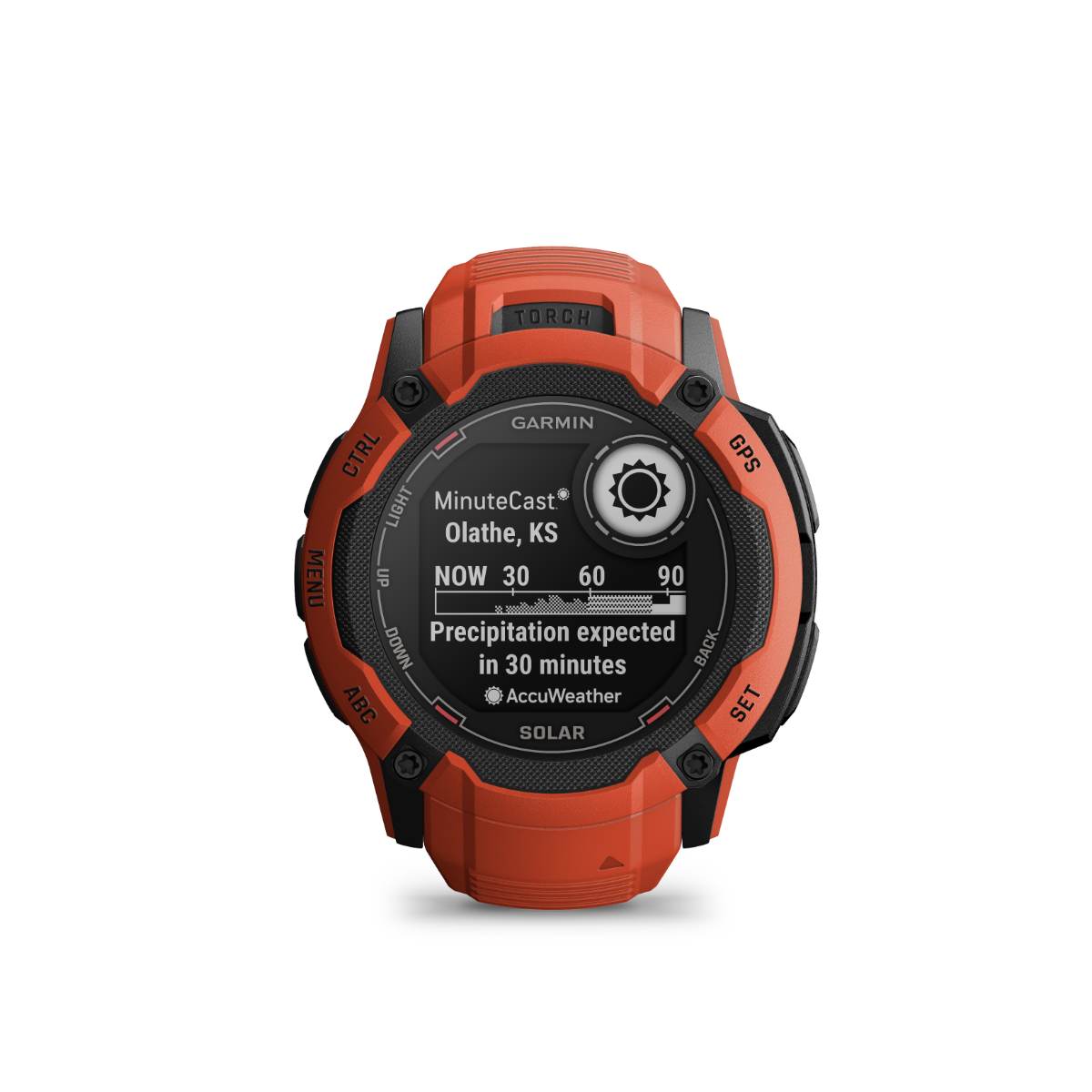 Garmin Instinct 2X Solar Flame Red