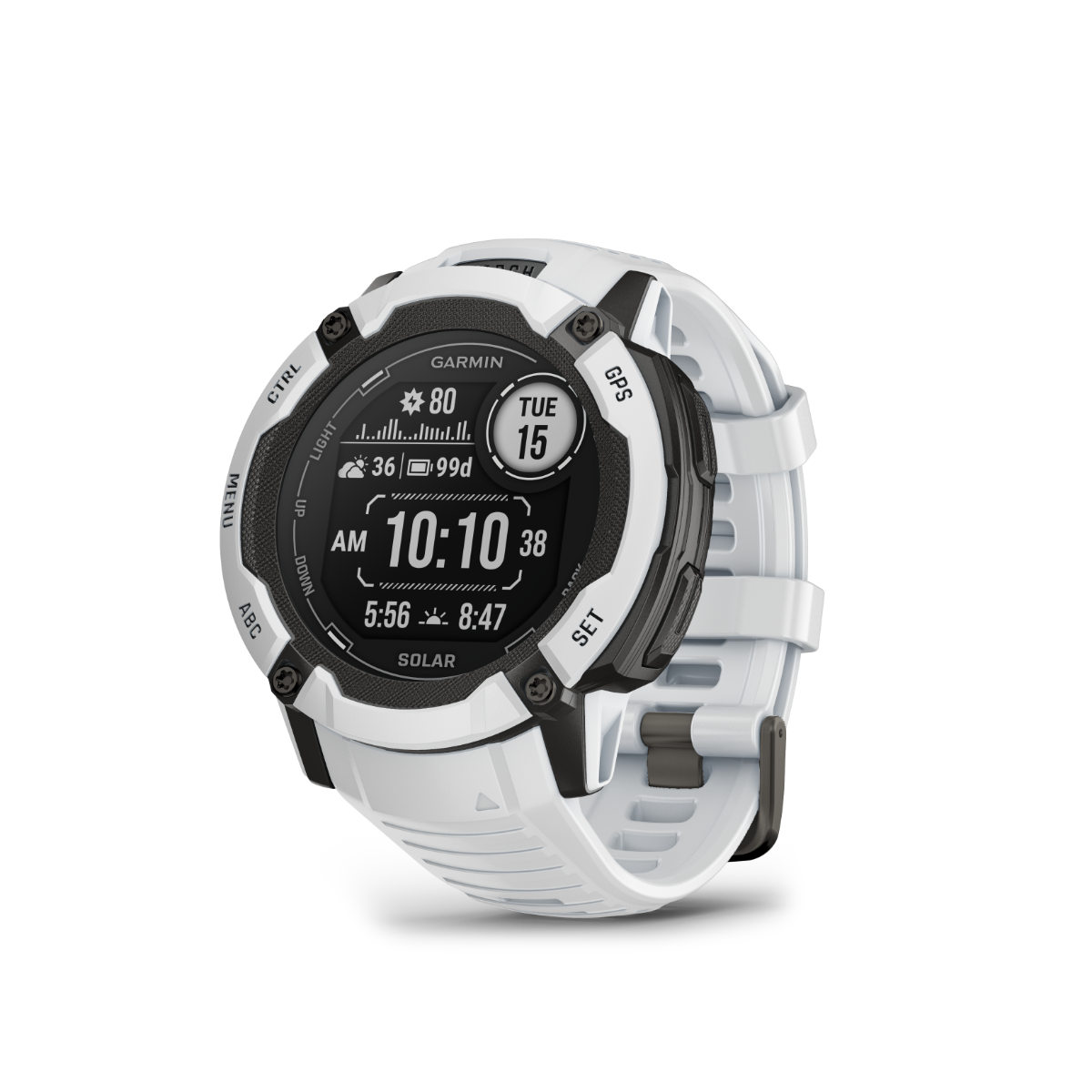 Garmin Instinct 2X Solar Whitestone