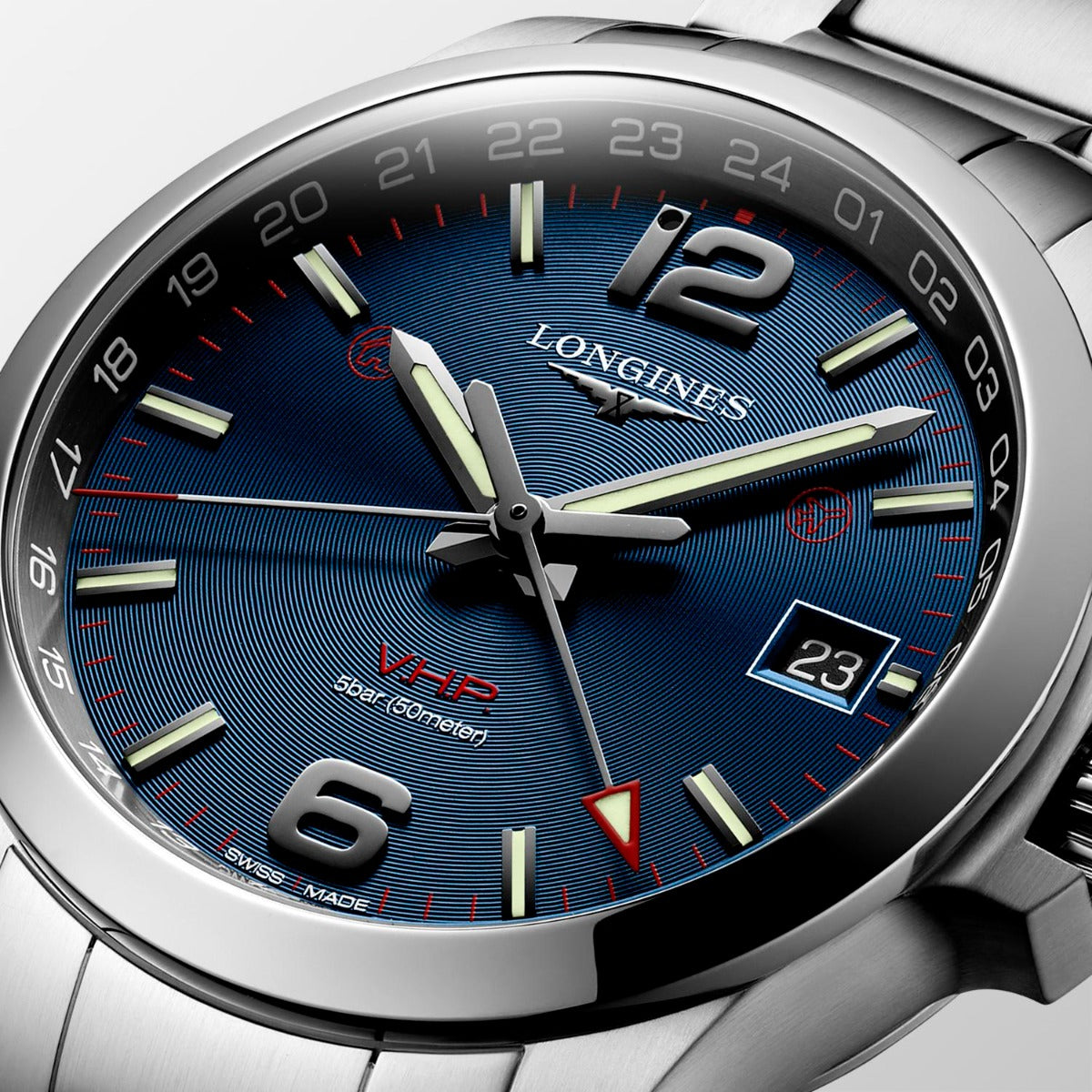 Longines Conquest V.H.P. GMT 41 MM L3.718.4.96.6