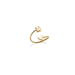  Le Bebè Les Petites Girl and Heart Ring in Yellow Gold and Diamond LBB703-C