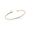  Le Bebè Les Petites Girl and Heart Bracelet in Yellow Gold and Diamond LBB721