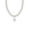  Le Bebè Le Perle Baby Girl Necklace White Gold Pearls and Diamond LBB801