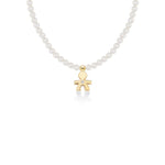  Le Bebè Le Perle Baby Necklace Yellow Gold Pearls and Diamond LBB820
