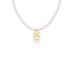  Le Bebè Le Perle Girl's Necklace in Yellow Gold Pearls and Diamond LBB821