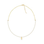  Le Bebè Le Perle Girl's Necklace in Yellow Gold Pearls and Diamond LBB821