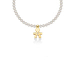  Le Bebè Le Perle Baby Bracelet Yellow Gold Pearls and Diamond LBB822