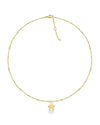 Le Bebè Le Perle Baby Necklace Yellow Gold Pearls and Diamond LBB830
