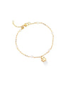  Le Bebè Le Perle Girl's Bracelet in Yellow Gold Pearls and Diamond LBB833