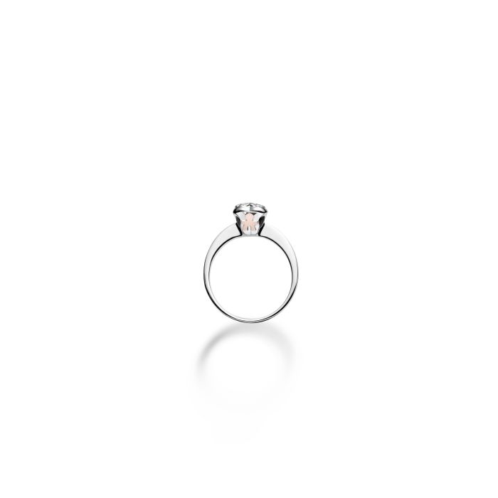 Le Bebè Gli Amori Anello Oro Bianco e Diamanti Bimbo LBB115