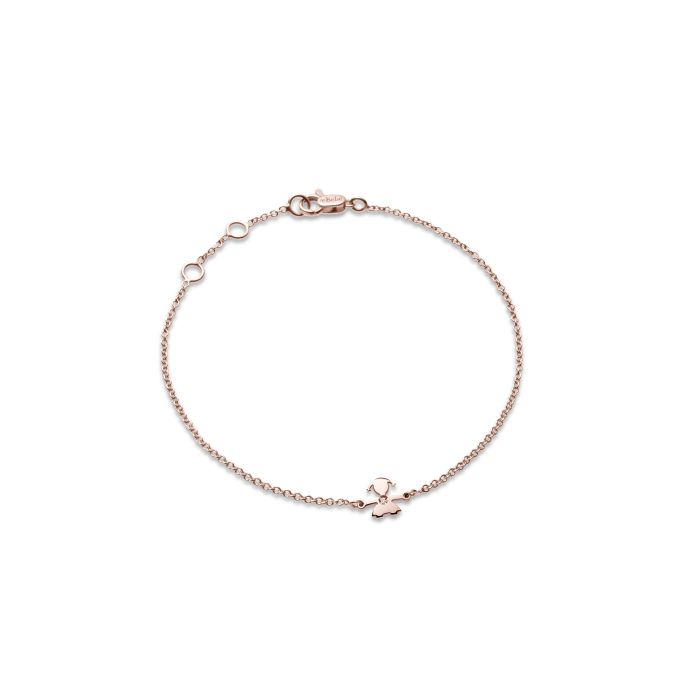 Le Bebè Le Briciole Bracciale Bimba Oro Rosa e Diamanti LBB326