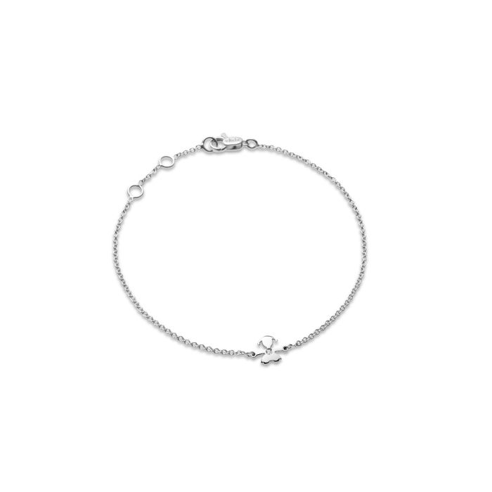 Le Bebè Le Briciole Bracciale Bimba Oro Bianco e Diamante LBB338