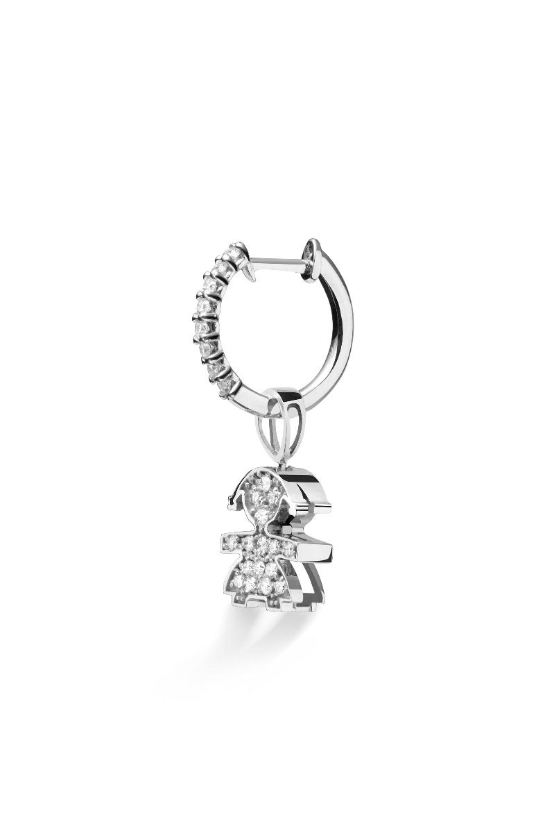  le bebè Mono Earring I Pavè Girl LBB543