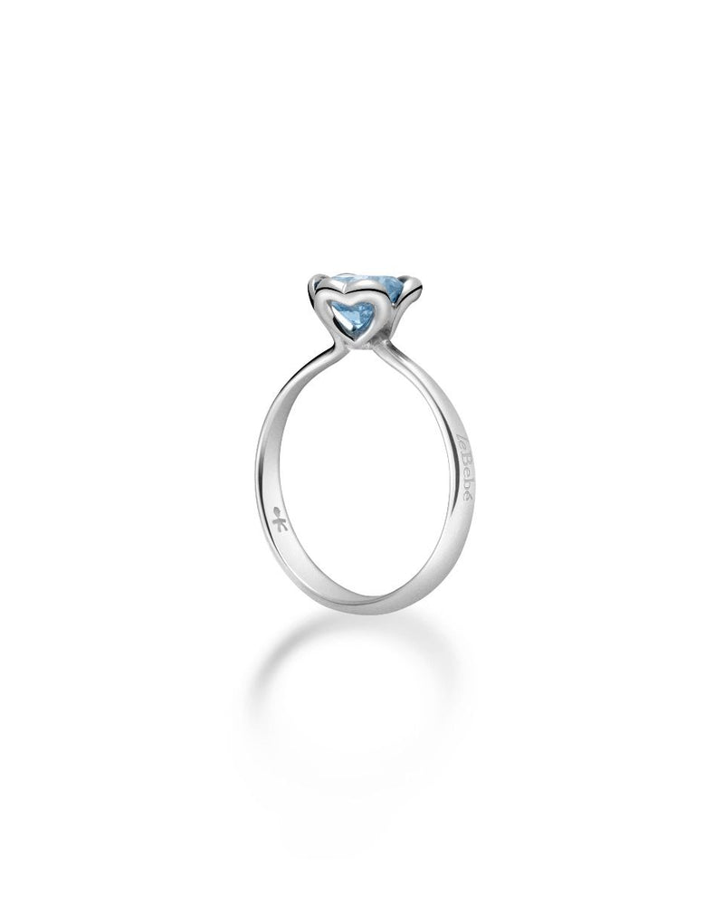  Le Bebè Lovely Ring in Yellow Gold and Blue Topaz by Sintesi LBB601