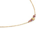  Le Bebè Les Bonbons Girl's Necklace in Yellow Gold Amethysts, Tourmalines and Diamond LBB855