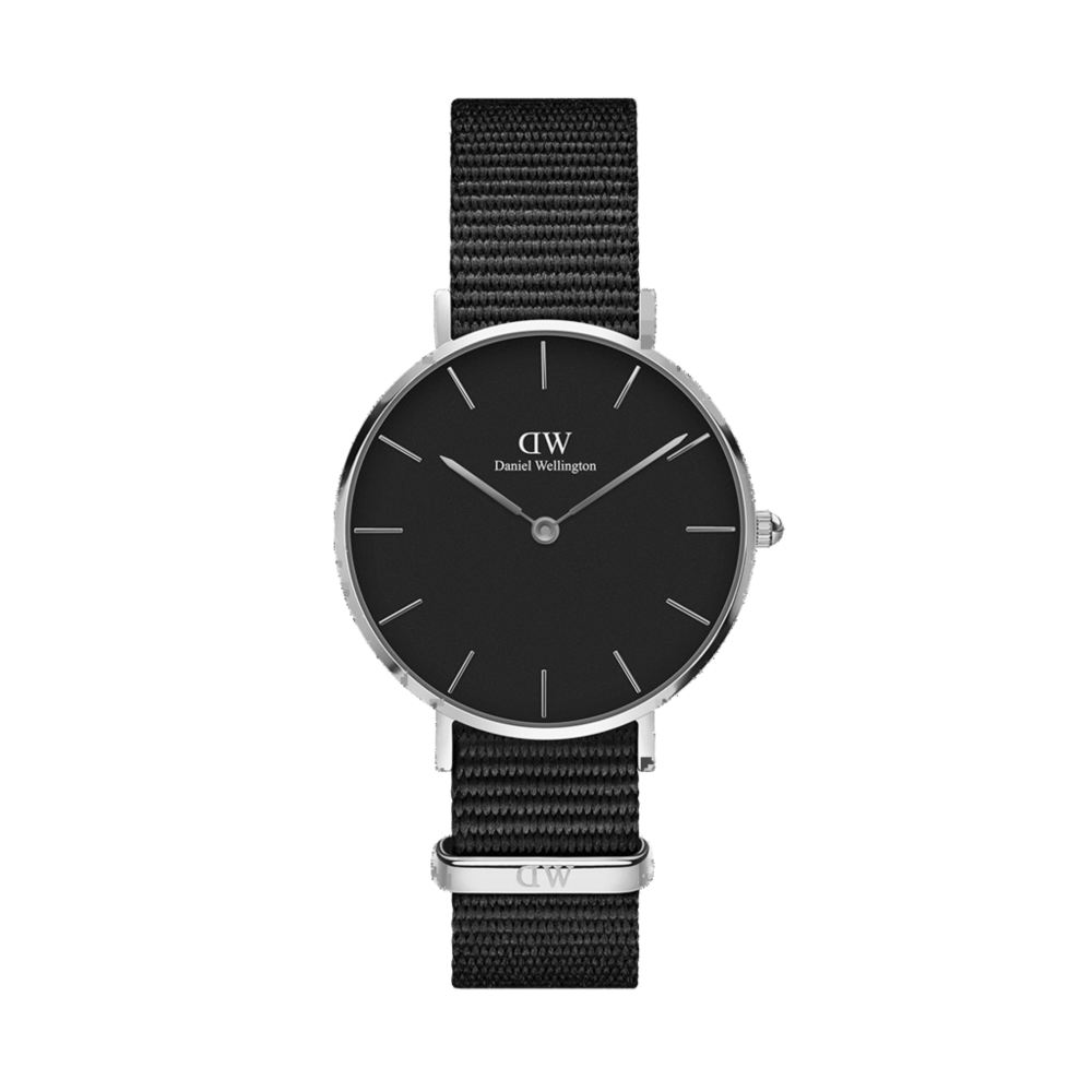 Daniel Wellington Petite Cornwall 32 Silver Black