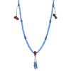  Tamashii Mundra Long Blue Agate Necklace NHS1500-18