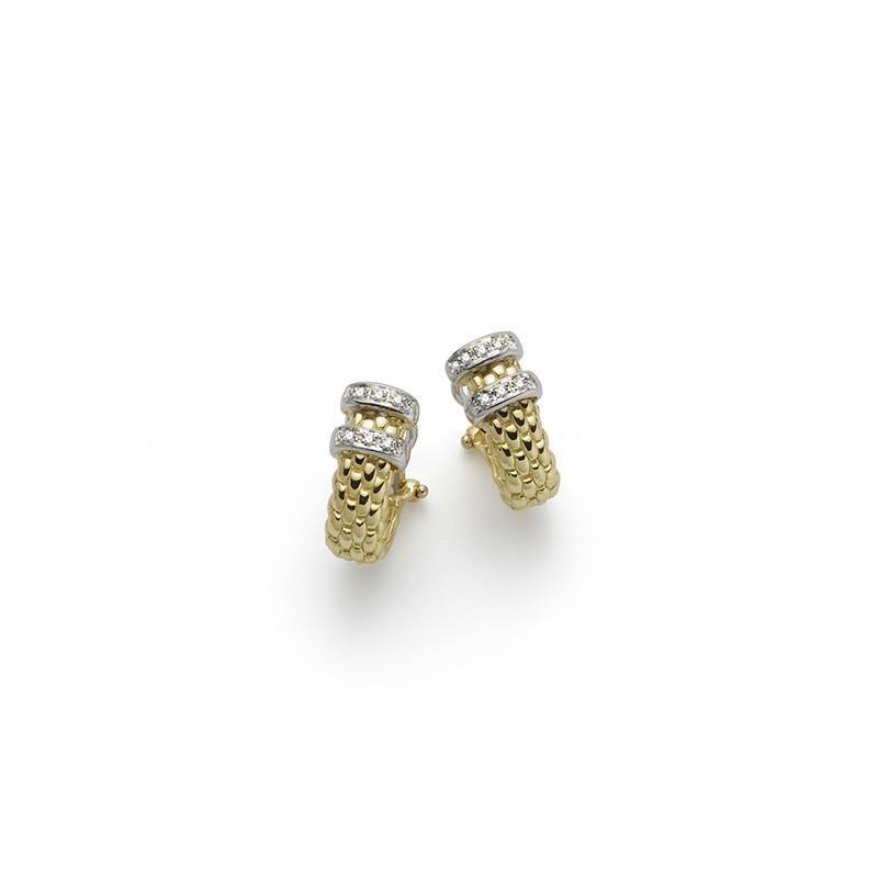 Fope Earrings Only in Yellow Gold and Diamonds OR155 BBR